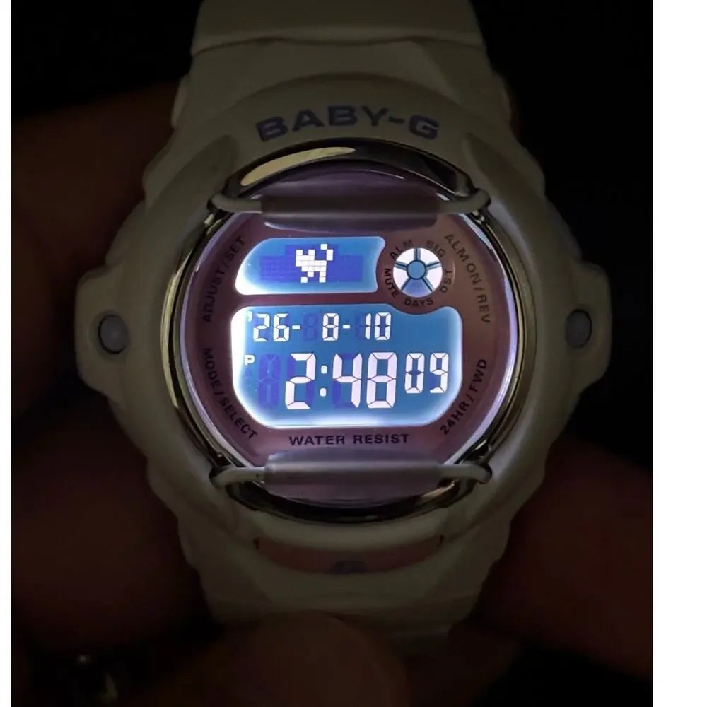 Casio Baby-G BG-169PB-7 Playful Beach White Pink Digital W omen’s Watch 200M